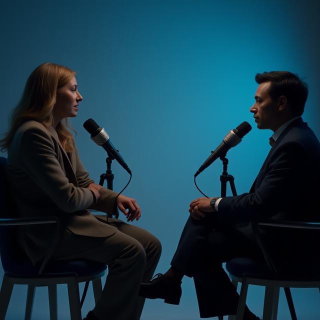 Intervista corporate in studio